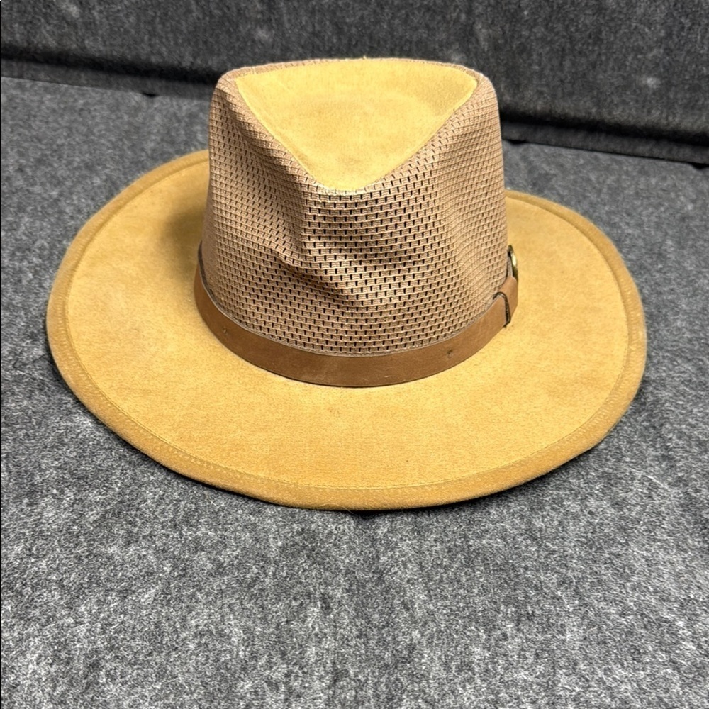 Outback Tan Fedora Hat - Picture 1 of 11